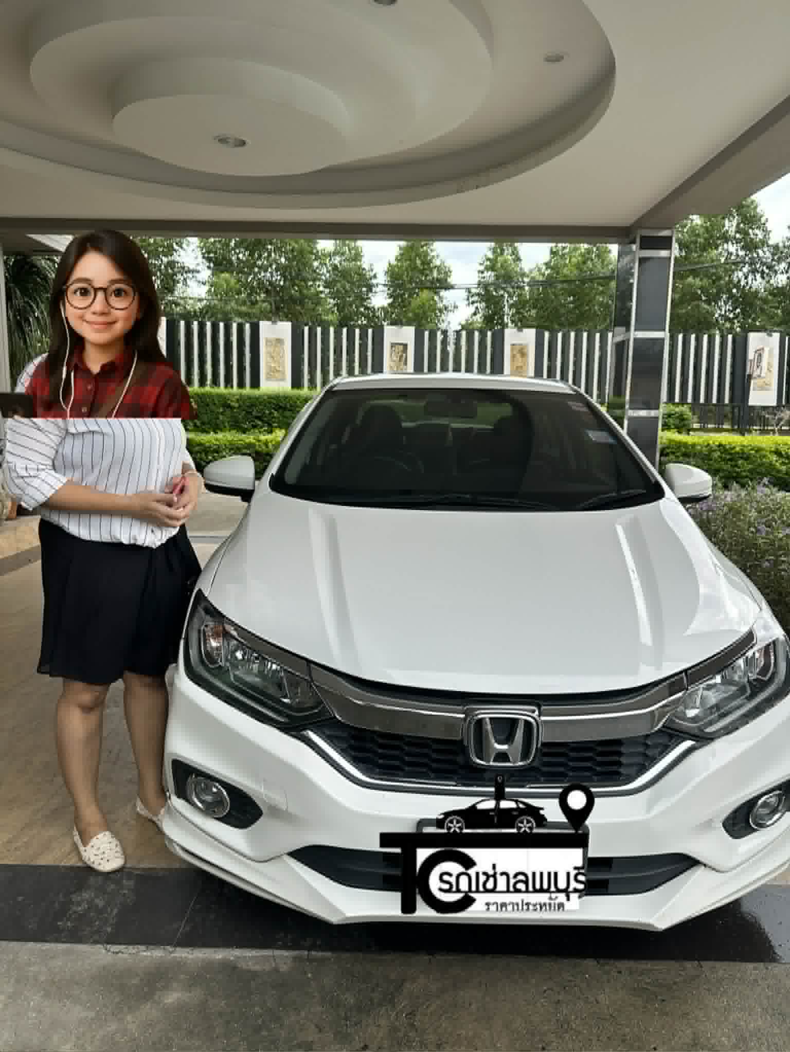 ลูกค้ารับรถจาก TC รถเช่าลพบุรี